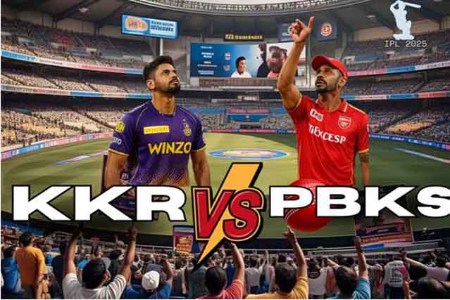 Today IPL Match 2025 Prediction Between KKR vs PBKS