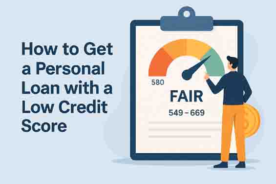 How to Get a Personal Loan with a Low Credit Score – Step-by-Step Guide (2025)