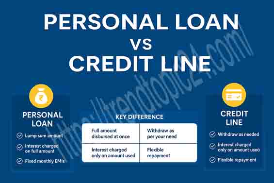 Personal Loan vs Credit Line: अचानक पैसों की जरूरत में कौन सा ऑप्शन है बेहतर?